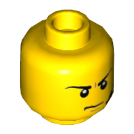 Lego hlava, žlutá (6253456)